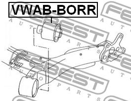 Купить запчасть FEBEST - VWABBORR 