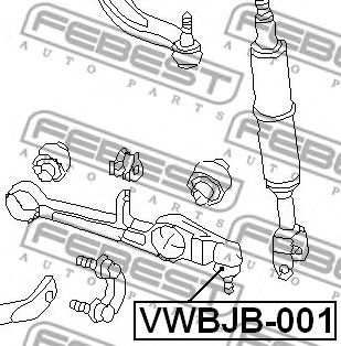 Купить запчасть FEBEST - VWBJB001 