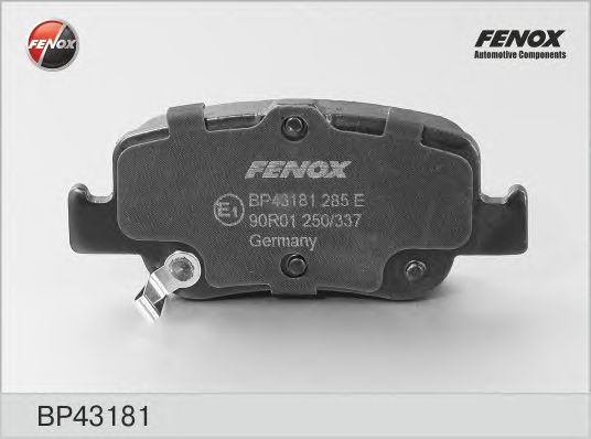 Купить запчасть FENOX - BP43181 