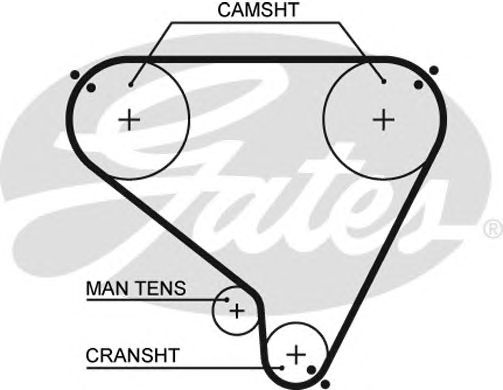 Купить запчасть GATES - 5146 