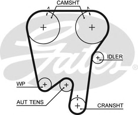 Купить запчасть GATES - 5378XS 