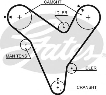 Купить запчасть GATES - 5379XS 