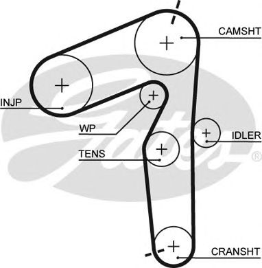 Купить запчасть GATES - 5500XS 
