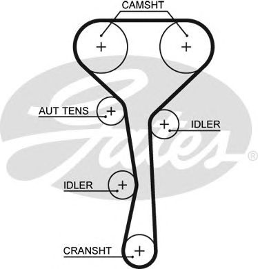Купить запчасть GATES - 5507XS 
