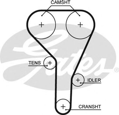 Купить запчасть GATES - 5638XS 
