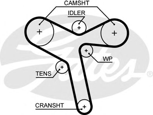 Купить запчасть GATES - 5647XS 