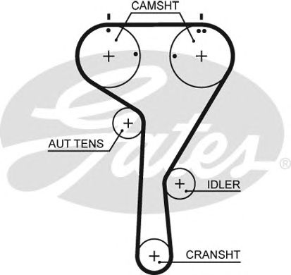 Купить запчасть GATES - 5680XS 
