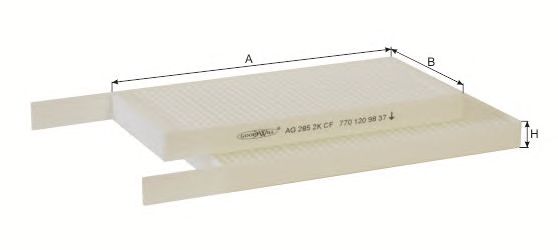 Купить запчасть GOODWILL - AG2852KCF 