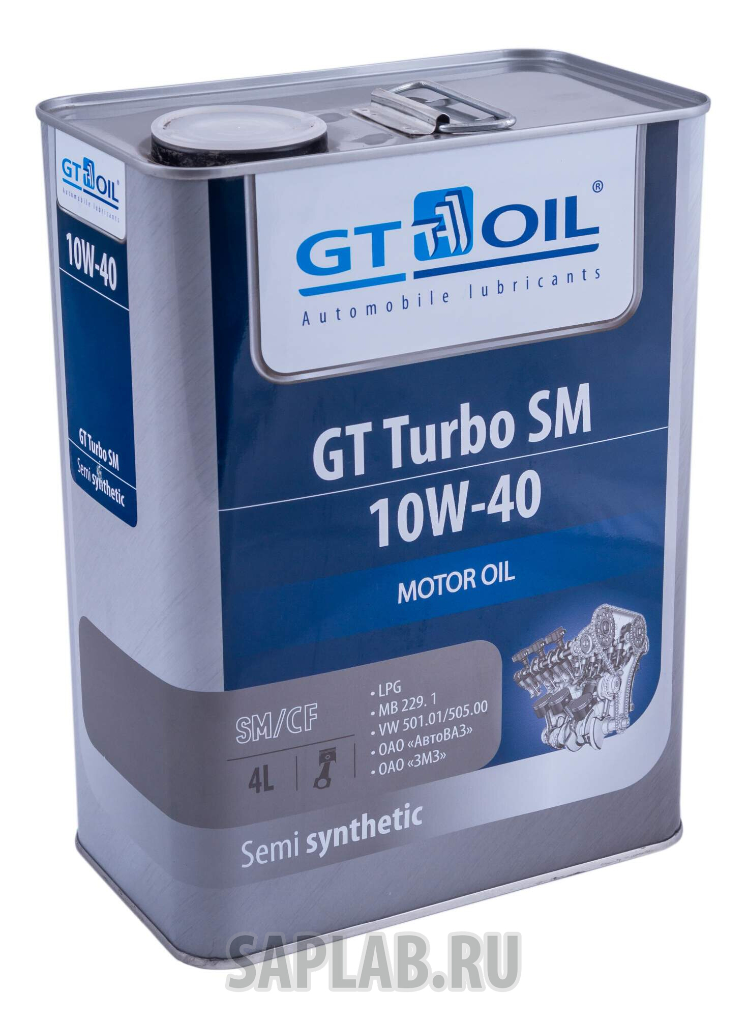 Купить Gt oil 8809059407028 GT Turbo SM SAE 10W-40 (4л)