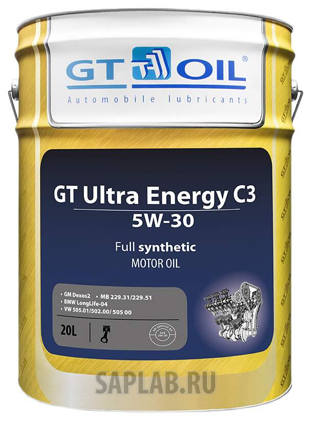 Купить Gt oil 8809059407943 GT Ultra Energy C3, 20л