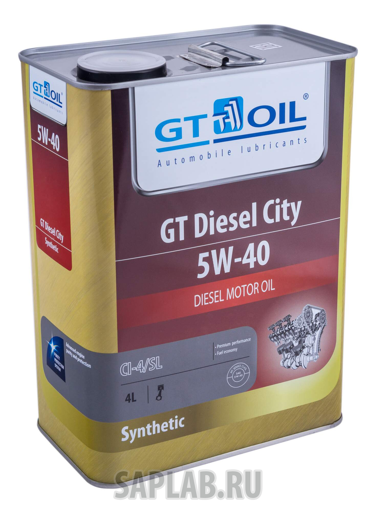 Купить Gt oil 8809059408001 GT Diesel City 4л