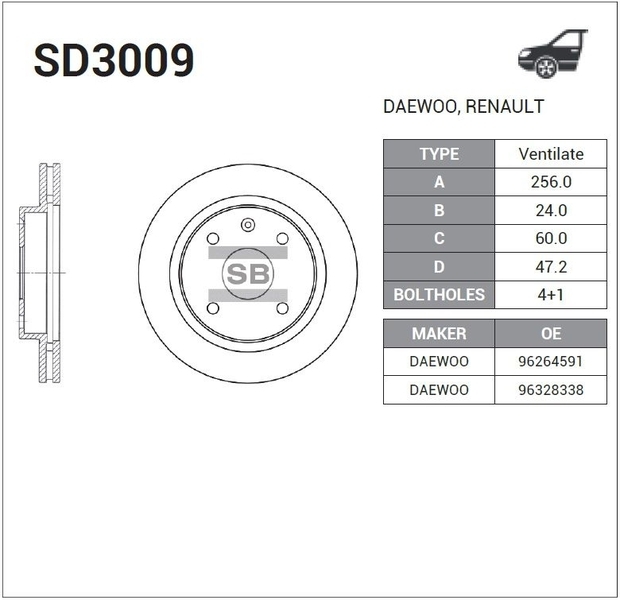 Купить запчасть SANGSIN - SD3009 