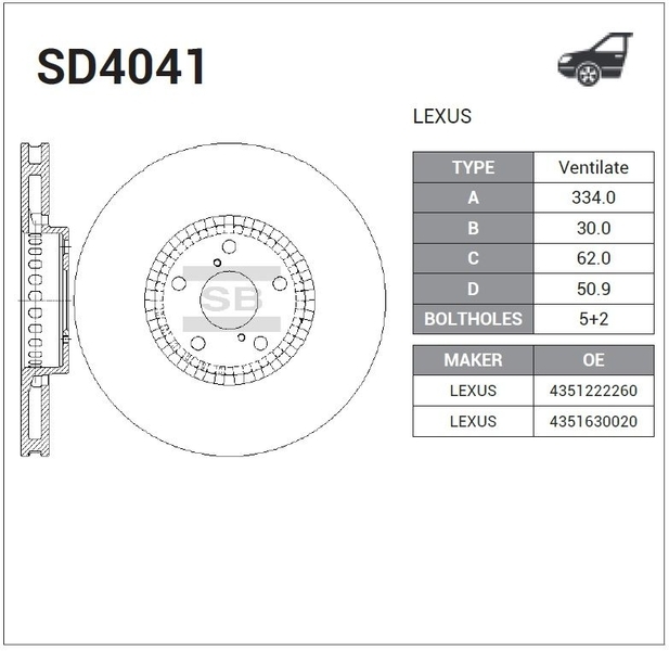 Купить запчасть SANGSIN - SD4041 