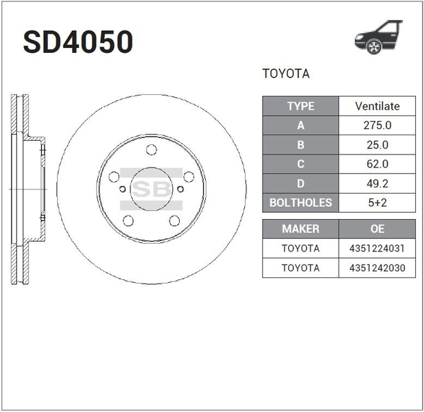 Купить запчасть SANGSIN - SD4050 