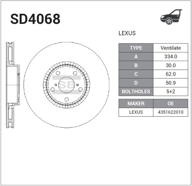 Купить запчасть SANGSIN - SD4068 