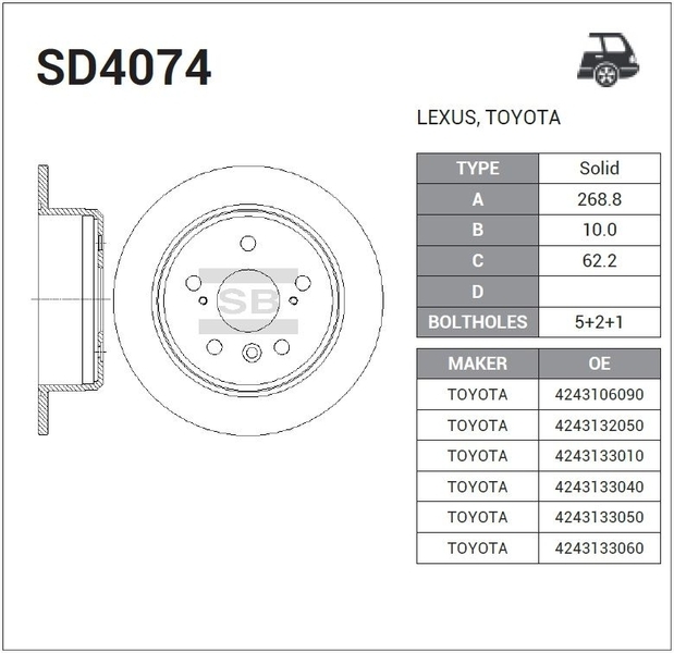 Купить запчасть SANGSIN - SD4074 