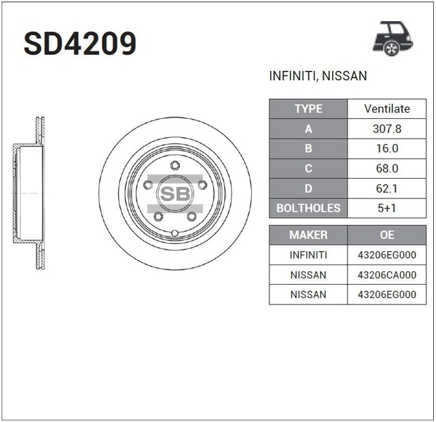 Купить запчасть SANGSIN - SD4209 