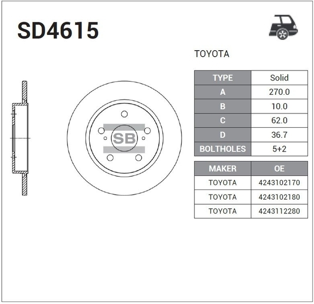 Купить запчасть SANGSIN - SD4615 