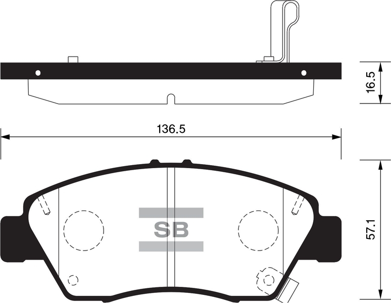 Купить запчасть SANGSIN BRAKE - SP1435 