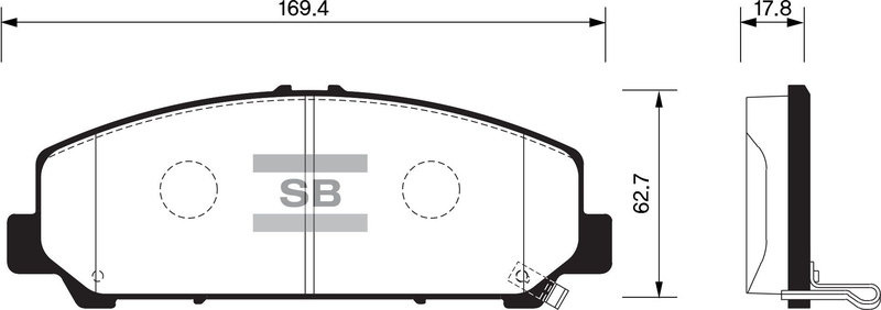 Купить запчасть SANGSIN - SP1448 