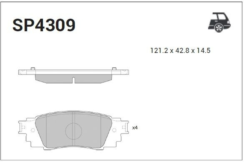 Купить запчасть SANGSIN - SP4309 