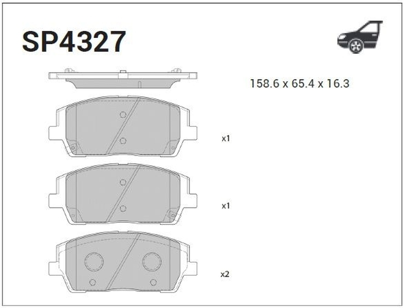 Купить запчасть SANGSIN - SP4327 