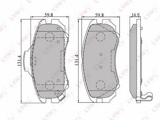 Купить запчасть LYNXAUTO - BD3602 
