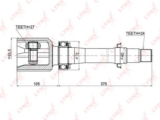 Купить запчасть LYNXAUTO - CI3716 