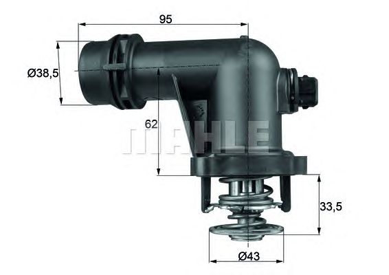 Купить запчасть MAHLE - TM15105 