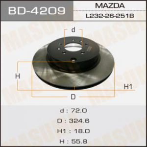 Купить запчасть MASUMA - BD4209 