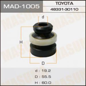 Купить MASUMA MAD1005 Отбойник амортизатора, 55.5x19.2x60