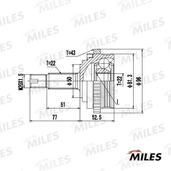 Купить запчасть MILES - GA20728 
