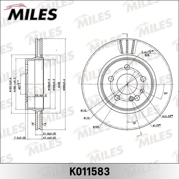 Купить запчасть MILES - K011583 