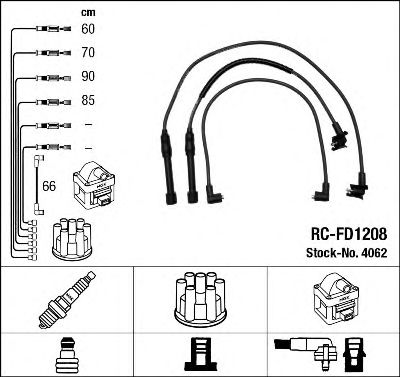 Купить запчасть NGK - 4062 