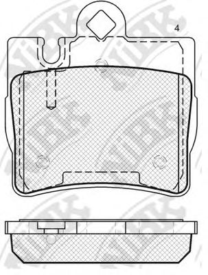 Купить запчасть NIBK - PN0200W 