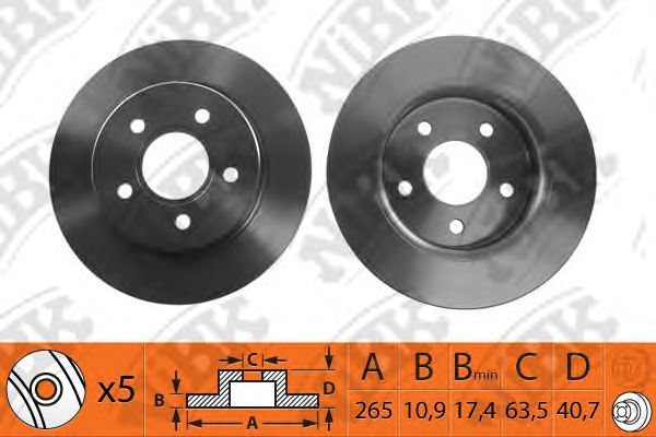 Купить запчасть NIBK - RN1189 