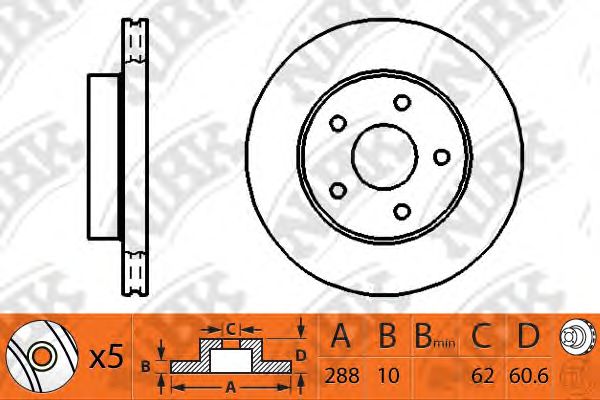 Купить запчасть NIBK - RN1251 