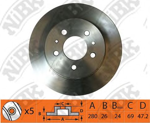 Купить запчасть NIBK - RN1412 