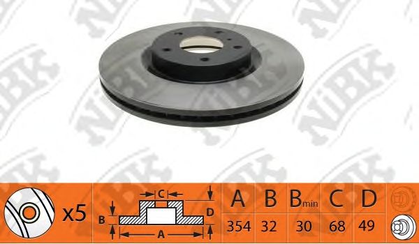Купить запчасть NIBK - RN1428 