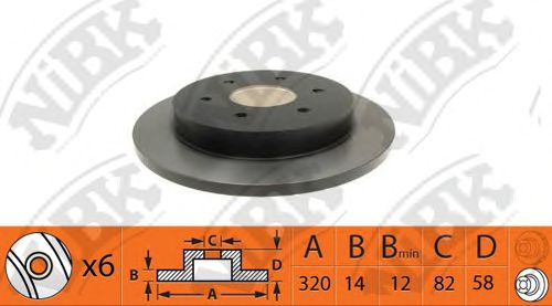 Купить запчасть NIBK - RN1431 