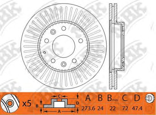 Купить запчасть NIBK - RN1513 