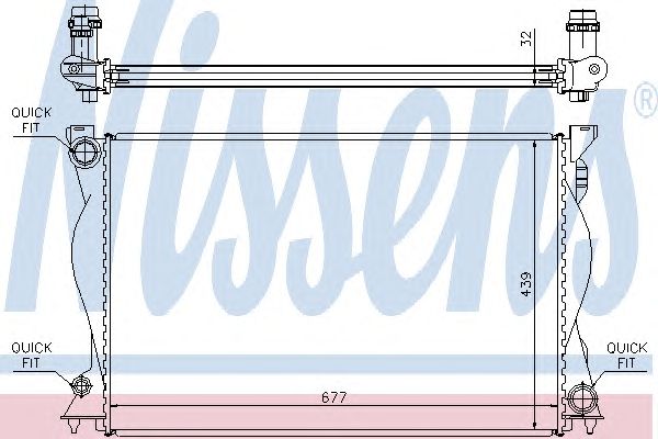 Купить запчасть NISSENS - 60234A 