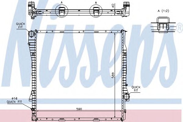 Купить запчасть NISSENS - 60787A 