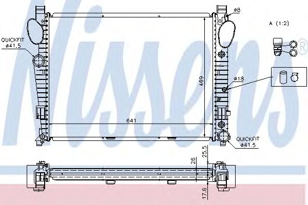 Купить запчасть NISSENS - 62774A 