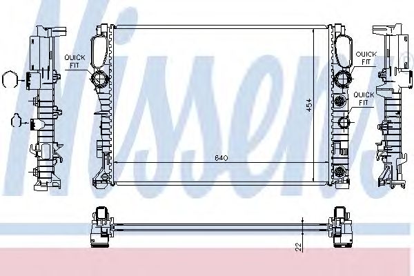 Купить запчасть NISSENS - 62792A 