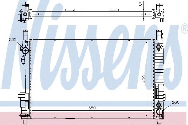 Купить запчасть NISSENS - 62799A 