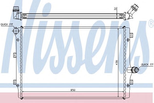 Купить запчасть NISSENS - 65281A 
