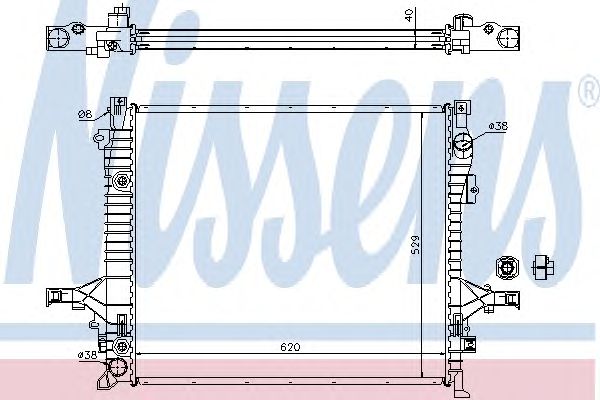 Купить запчасть NISSENS - 65613A 
