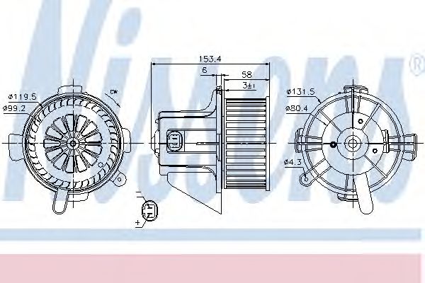 Купить запчасть NISSENS - 87090 