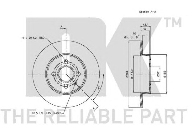 Купить запчасть NK - 203655 